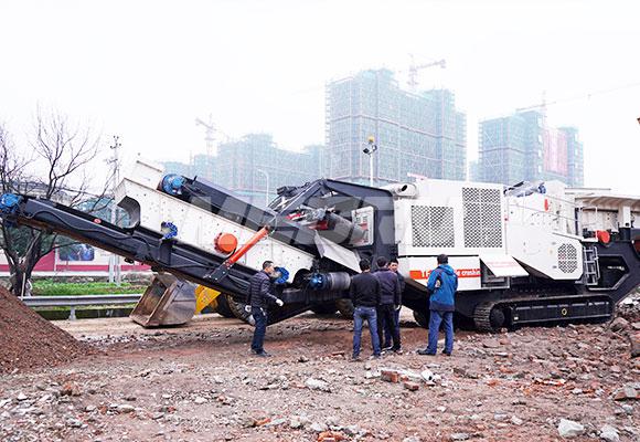 陜西建筑垃圾破碎現(xiàn)場